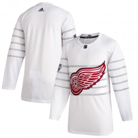Män NHL Detroit Red Wings Tröjor Blank Vit Adidas 2020 All-Star Authentic